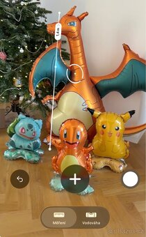 Nafouknute balonky Pokemon Pikachu Charizard Bulbasaur - 2