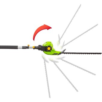 Elektrické teleskopické plotové nůžky FZN 6005-E plotostřih - 2