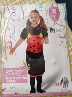 Kostým berušky vel. 92 - 2