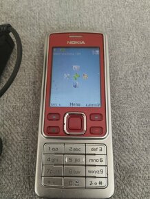 Nokia 6300 červená retro mobilní telefon - 2