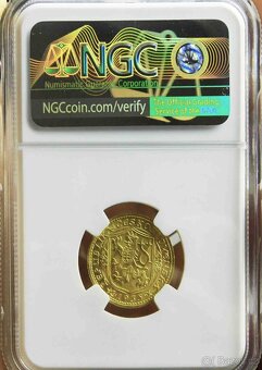 Svatováclavský dukát 1935, certifikace NGC MS 65 - 2