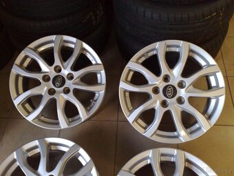 alu kola 5x114,3 r16 original kia hyndai čidla tpms - 2