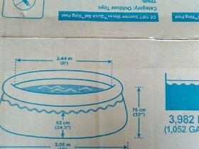 Rodinný bazén nový zabalený s možností filtrace. - 2