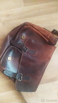 Kožená vintage kabelka - 2