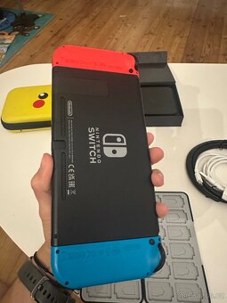 Nintendo switch V2 + mariokart - top stav - 2