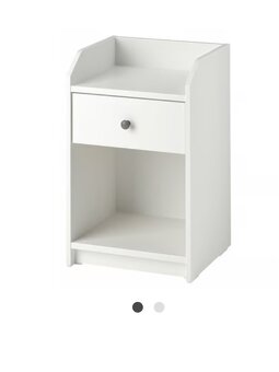 Noční stolek HAUGA IKEA bílý - 2