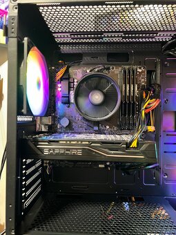 Herní ryzen 5 16GB DDR4, m.2 SSD,HDD, RX 470 4GB Win 11 - 2