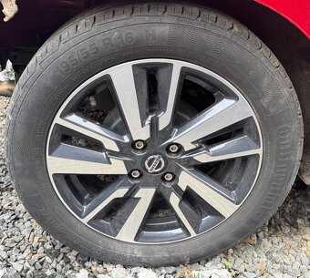 Alu kola Nissan 16 4x100 / pneu 195/55/16 - Díly - 2