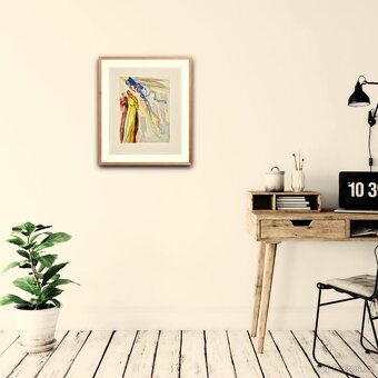 SALVADOR DALI - Ghost of Ancestors Dante - Božská komédia) - 2