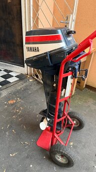 Lodni motor Yamaha 8hp 2t 2valec, dlouha noha - 2