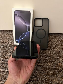 Apple iPhone 16 Pro Max 256gb Black Titan. Zaruka, TOP STAV - 2