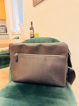 KOŽENÁ TAŠKA na notebook s přední kapsou, zn. Blažek - 2