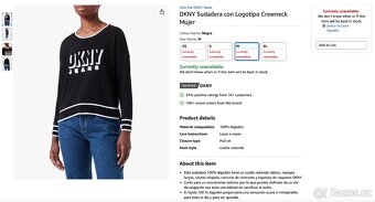 NOVÝ svetr DKNY Jeans, vel. M - 2