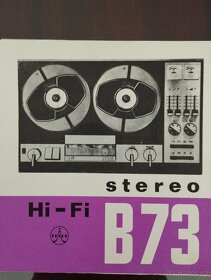 Magnetofon TESLA B73 stereo - 2