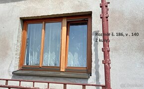 Dřevěná okna, dvojsklo, PKS - 2