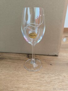 Vinné sklenice Bohemia glass Swarovski - 2