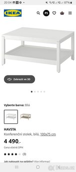 Konferenční stolek Ikea Havsta - 2