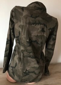 Dámská maskáčová army bunda 38/40 - 2