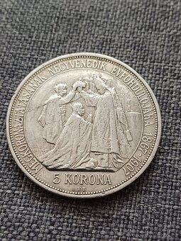 5 koruna 1907 korunovační - 2