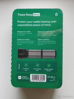 Trezor Keep Metal – 20 slov záloha pro kryptoměny - 2