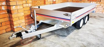 přívěsný vozík ALU 2700 kg 335x182x30 cm SVAŘOVANÝ - 2