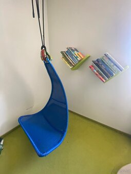 Houpačka ikea SVINGA modrá - 2