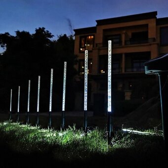 LED solární osvětlení zapichovací 8 ks - 2