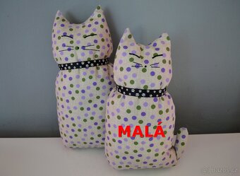 Dekorační polštáře kočky - sada 2 ks - 2