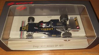F1 Ensign N177 #22 Jacky Ickx 1977 MonacoGP Spark S4813 1:43 - 2