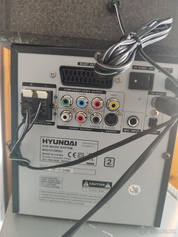 Minisystém hyundai s dvd + repro aiwa - 2