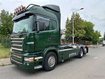 SCANIA R470 nosič kontejneru. 6X2. - 2
