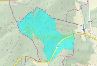 Lesní pozemky k.ú. Velíková, okr. Zlín, CP 179 254 m2 - 2