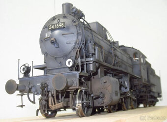 KISS 500207 Parní lokomotiva 54 1598 DRB Ep.2 NEM - SPUR1 = - 2
