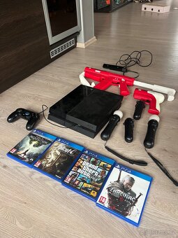 PS4 + 4 Hry + PS Move + Ovladače SKVĚLÁ NABÍDKA - 2