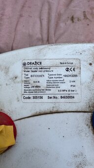 Průtokový ohřívač drazice - 2