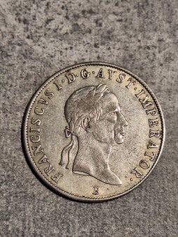 Stříbrný 20 krejcar 1835 b František II (I) - 2