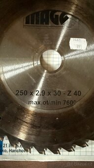 Pilový kotouč s vidiovými plátky 250 - 2