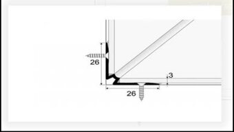 Schodový profil vnitřní - 2
