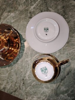 Porcelán zlacený - 2