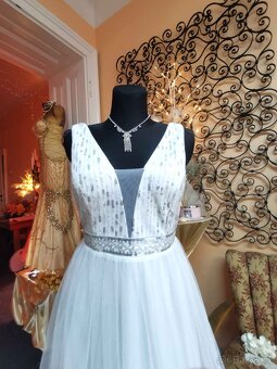 SVATEBNÍ ŠATY vel.38 - 2