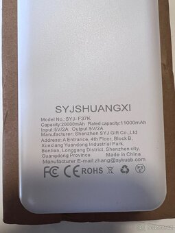 Powerbanka 20000mAh, se svítilnou ￼ - 2