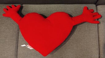 Plyšové srdce Ikea - 2