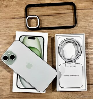 iPhone 15 Zelená BATERIE 100% TOP - 2