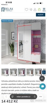 Předsíňová stěna - 2