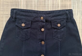 Dzinova sukne zn.People Tree - vel.S - 2