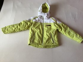 Dívčí zimní bunda zelená 158 - 2