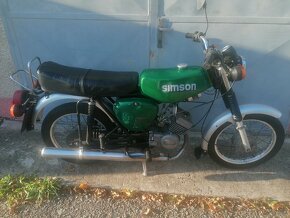 Simson S51 Electronik rok výroby 1984 - 2