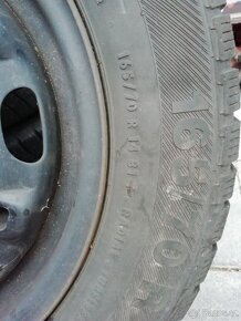 Zimní kola Škoda Fabia VW polo 165/70/14 - 2