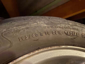 ALU VW 6Jx14 ET45 4x100 195/60 R14 - 2