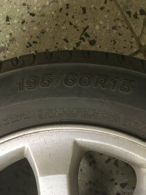 HLINÍKOVÁ ALU KOLA OPEL 195/60 R15 - 2